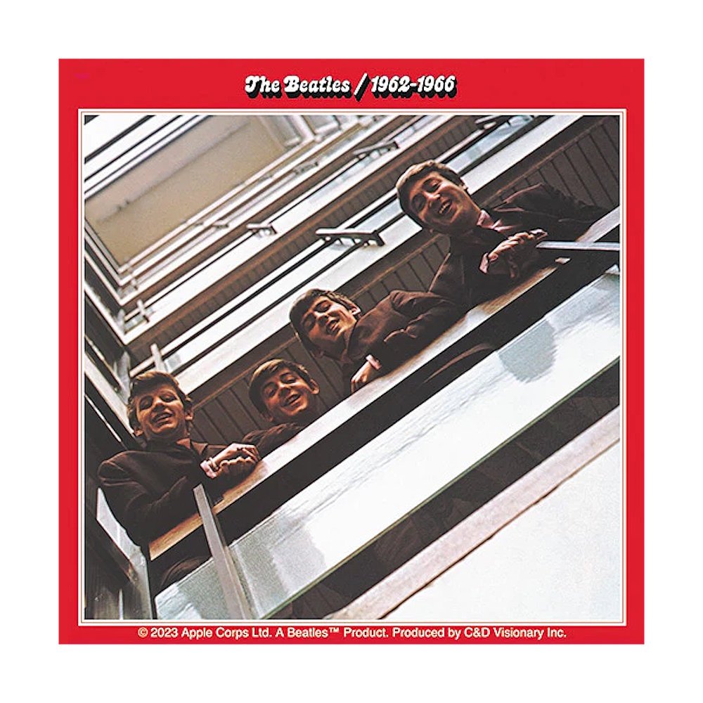 THE BEATLES ビートルズ (結成 65周年 ) - 赤盤 / ステッカー - PGS